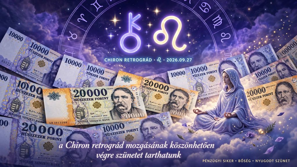 4 csillagjegy, amely pénzügyi áttörésre számíthat 2026. szeptember 27-én